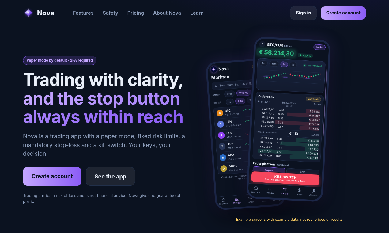 Nova Trading App