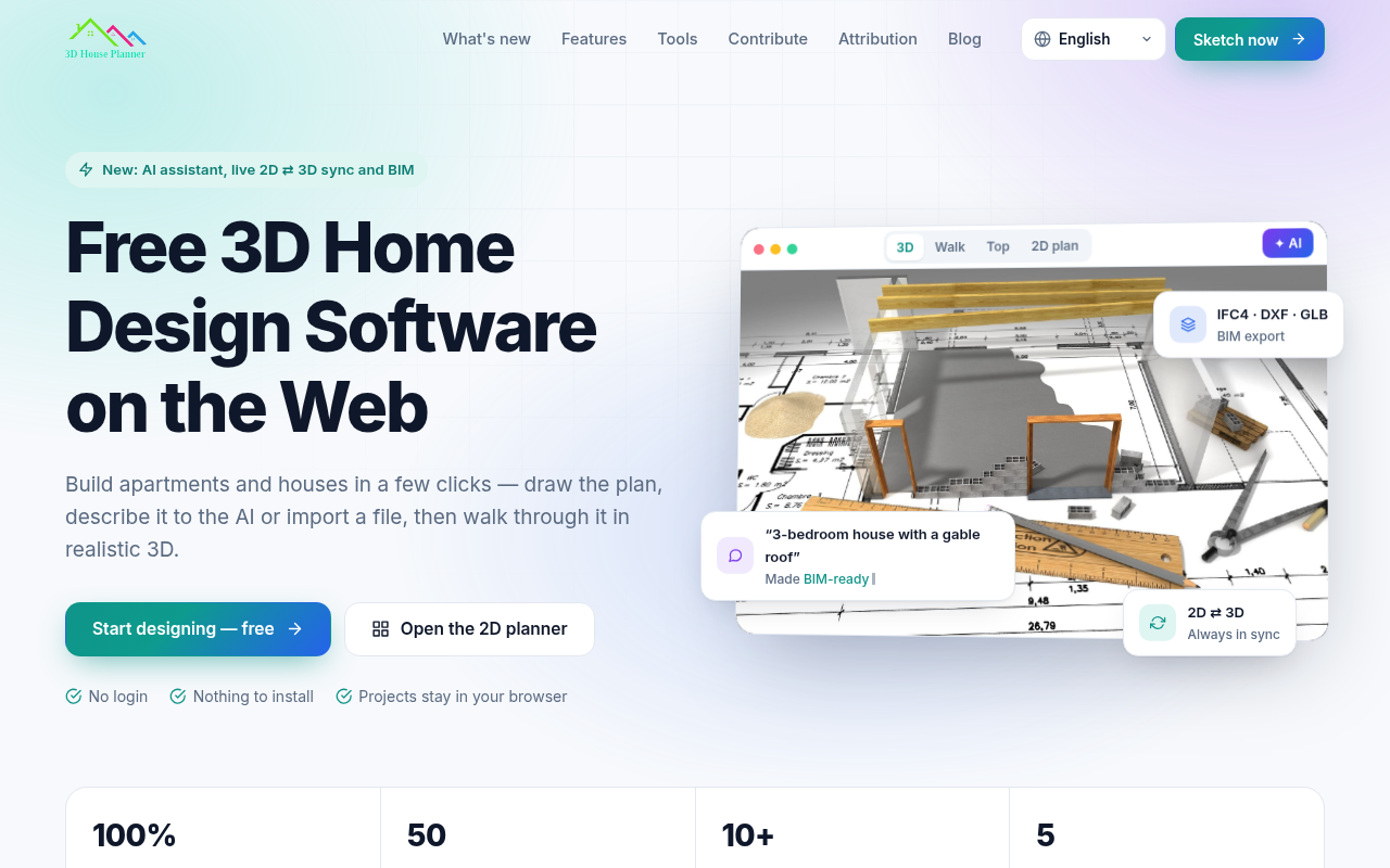 3D House Planner