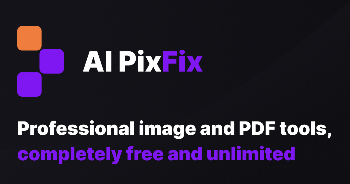 AI PixFix