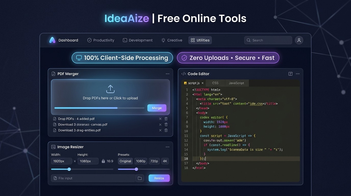 IdeaAize Free Online Tools