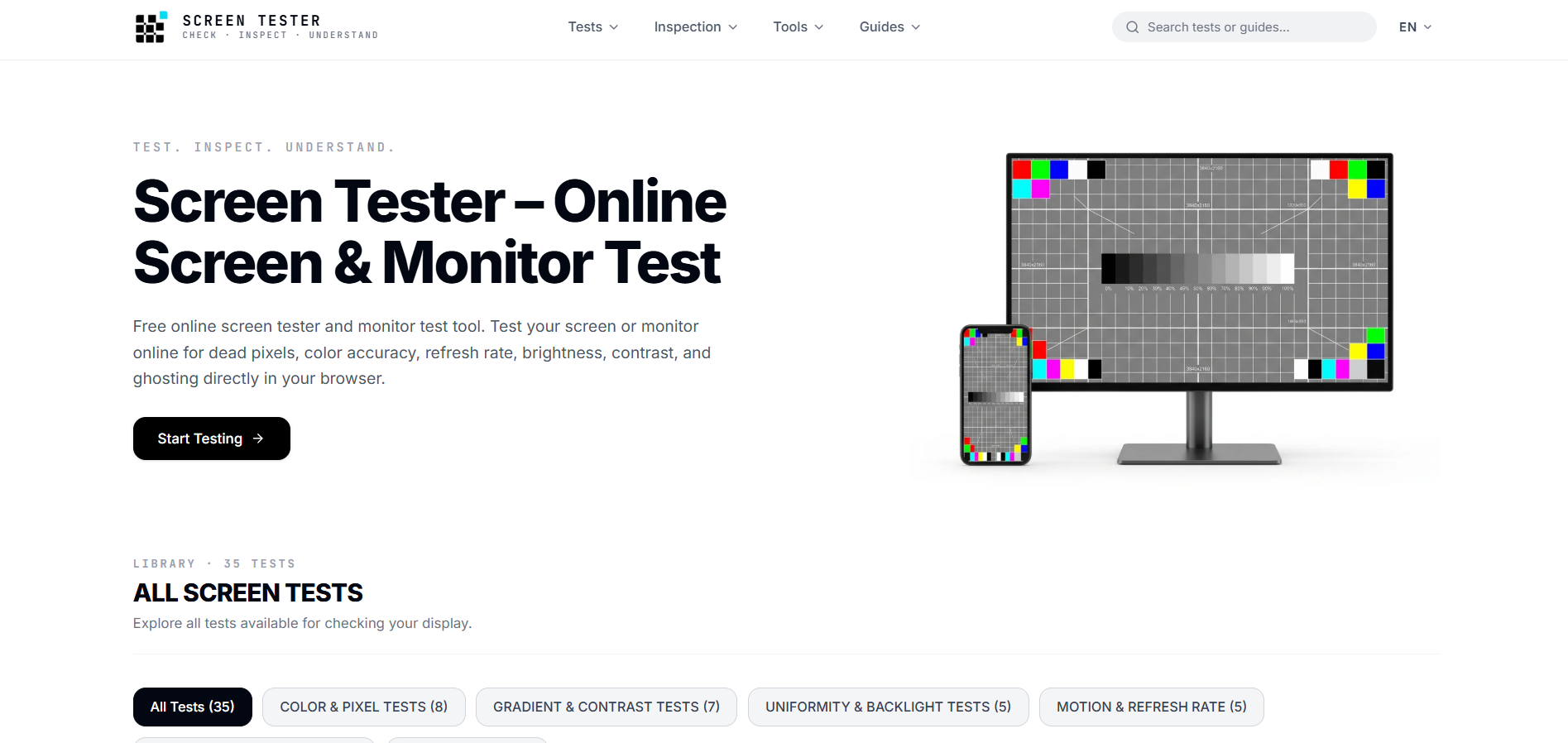 Screen Tester