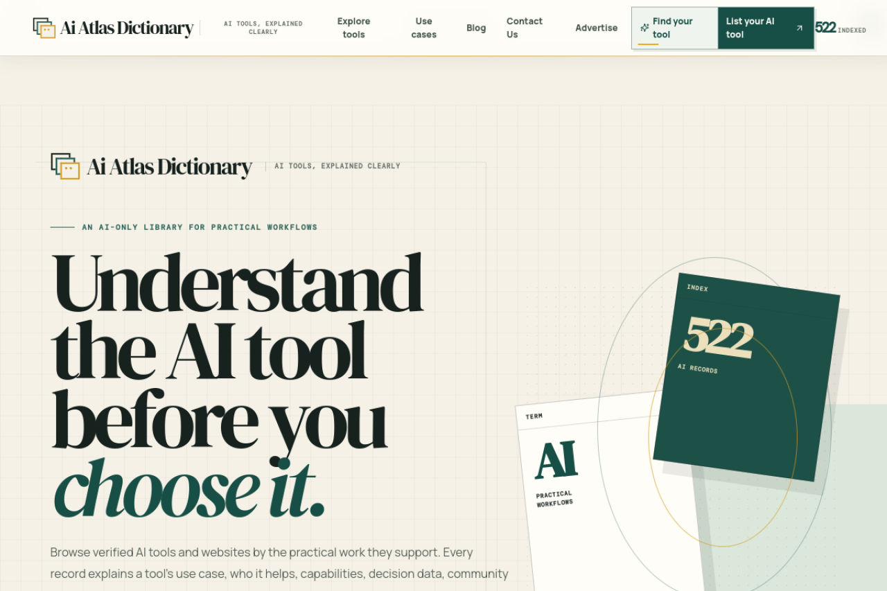 AI Atlas Dictionary