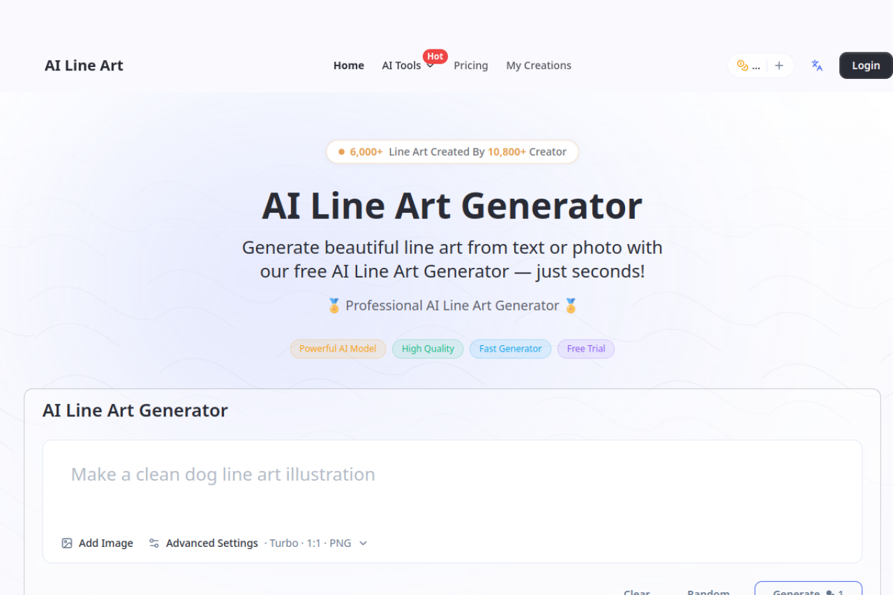 AI Line Art Generator