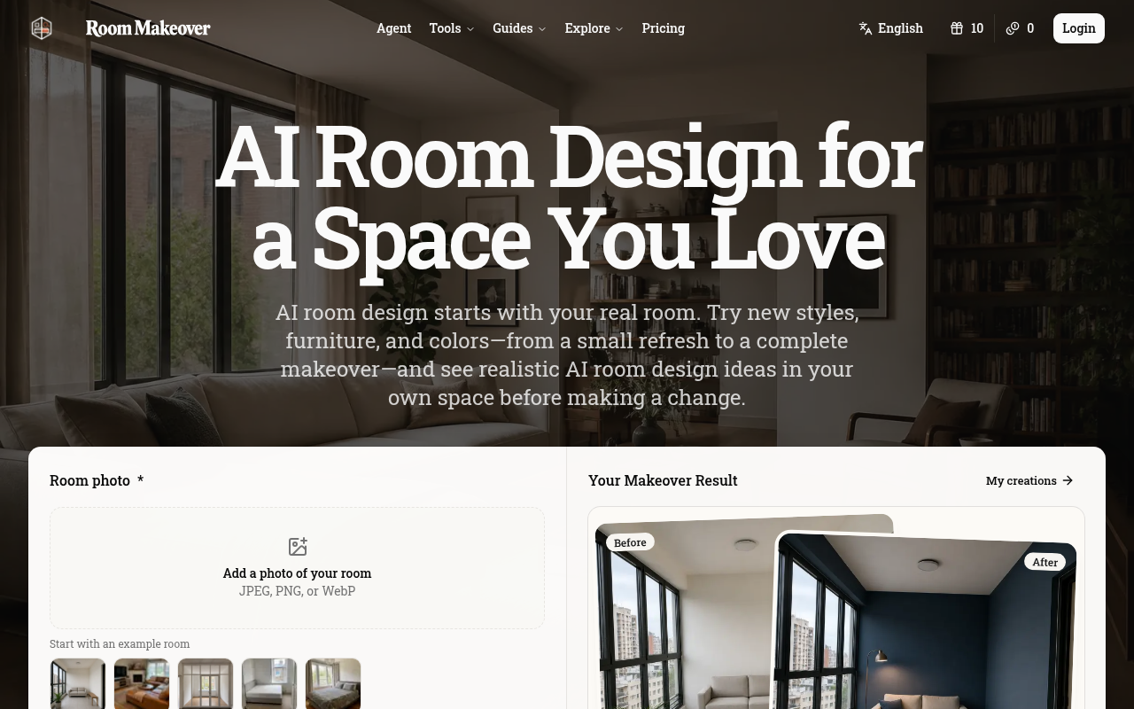 AI Room Makeover