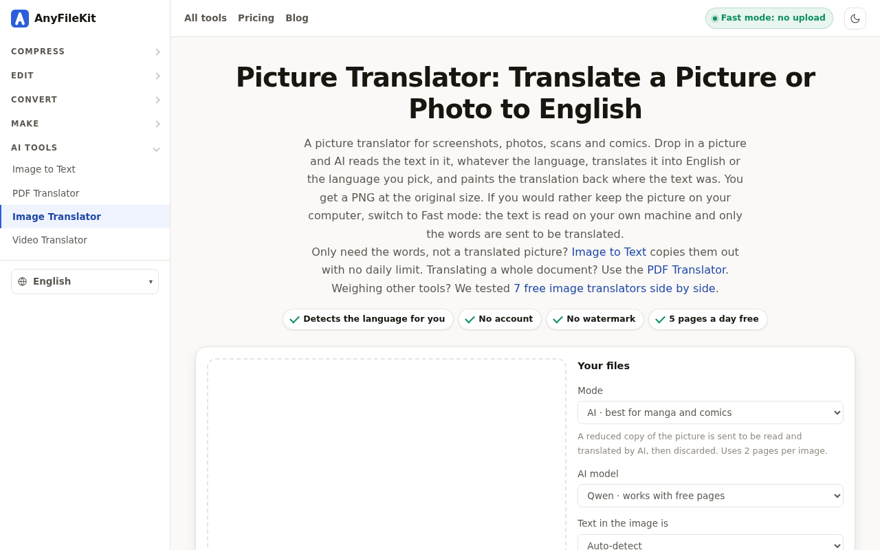 AnyFileKit Picture Translator