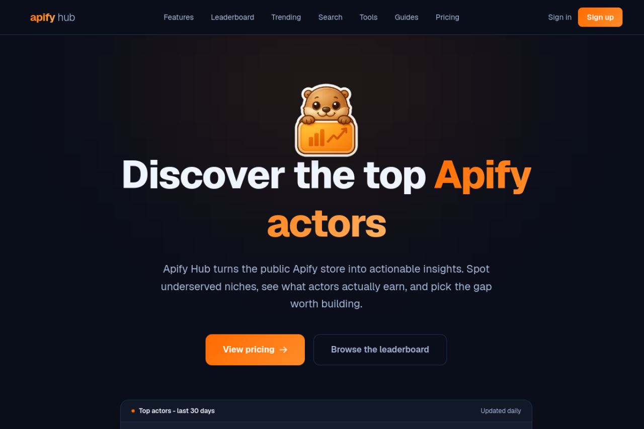 Apify Hub