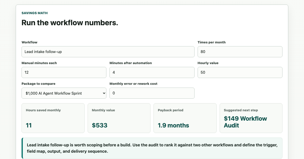 Automation ROI Calculator
