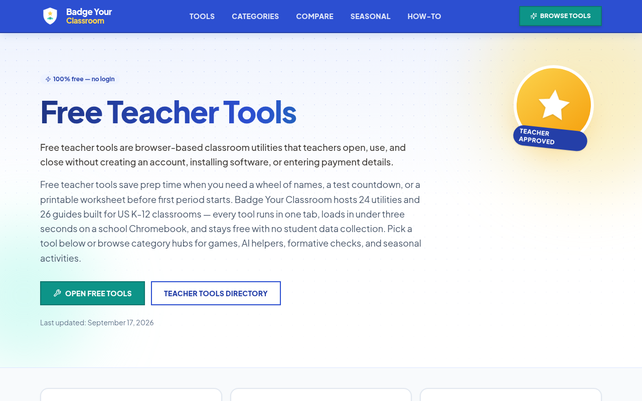Badge Your Classroom