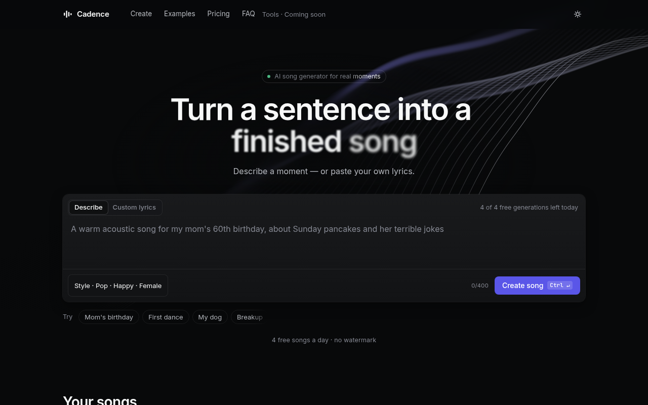 Cadence