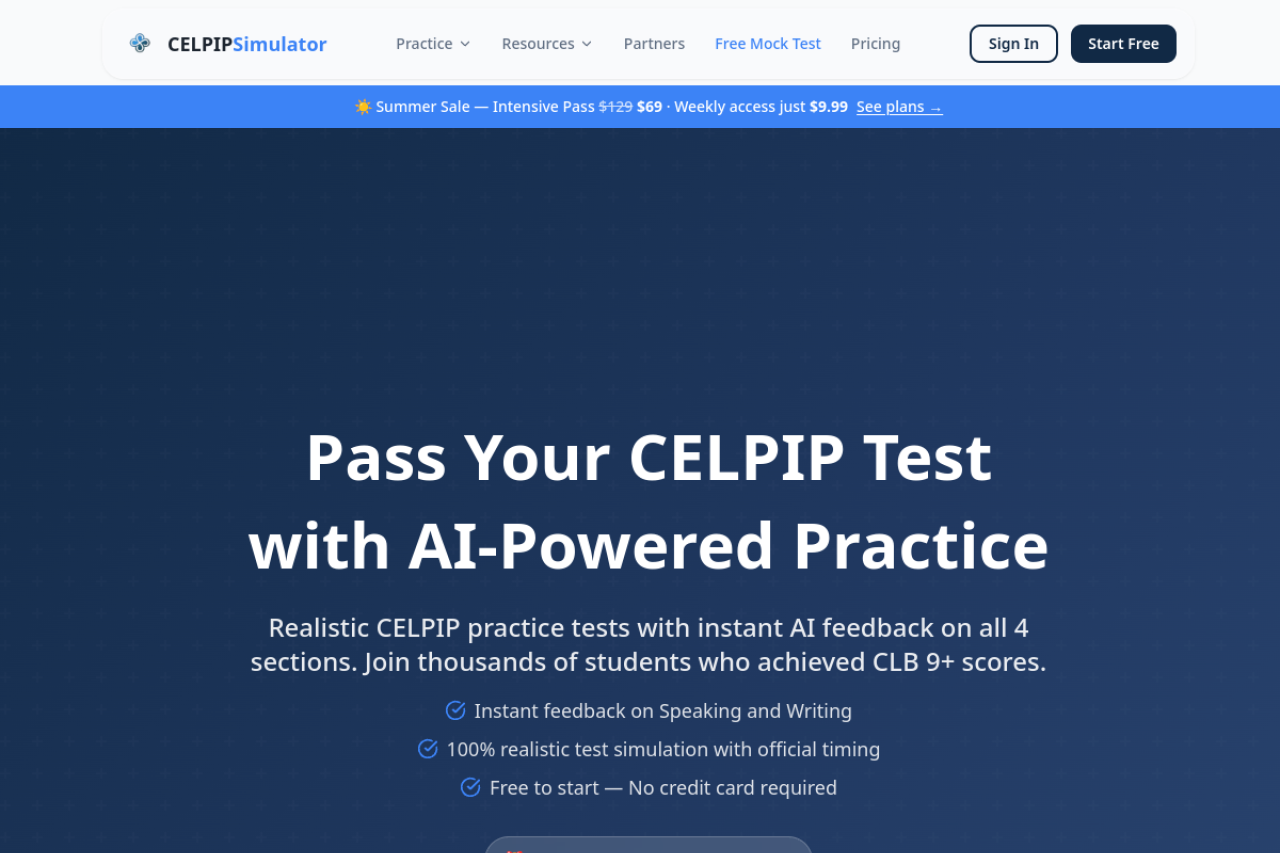 CELPIP Simulator