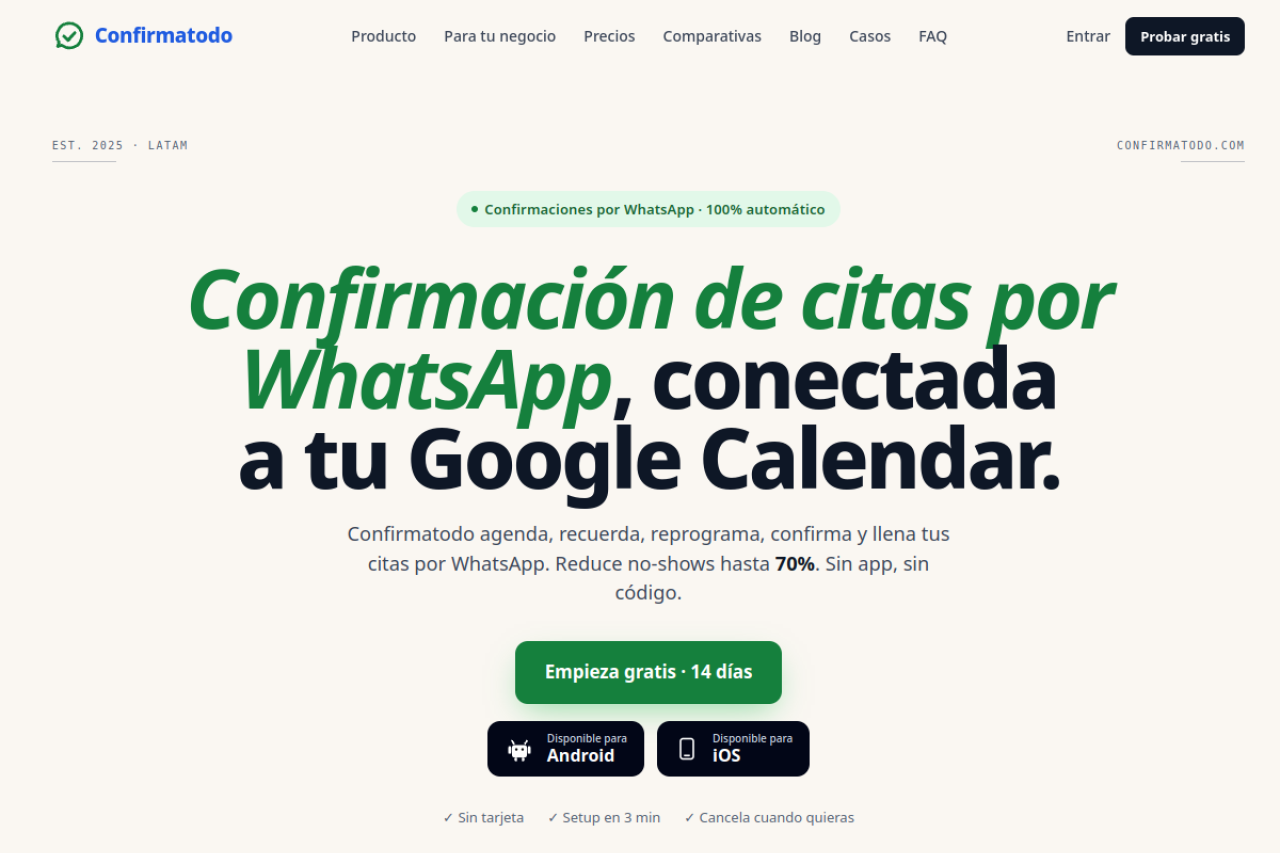 Confirmatodo