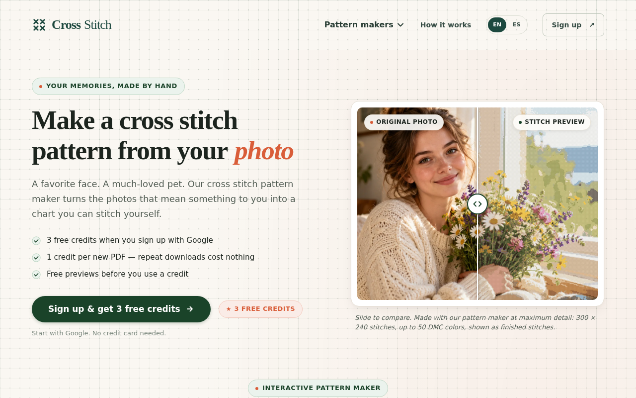 Cross Stitch Pattern Maker