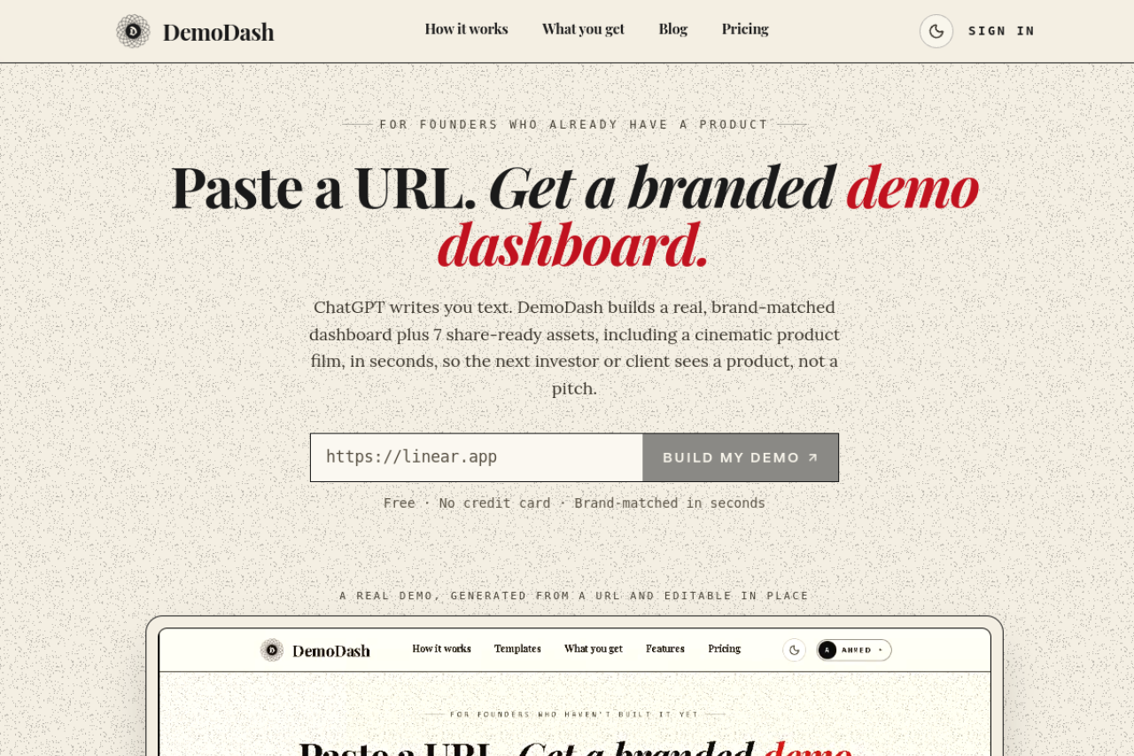 DemoDash