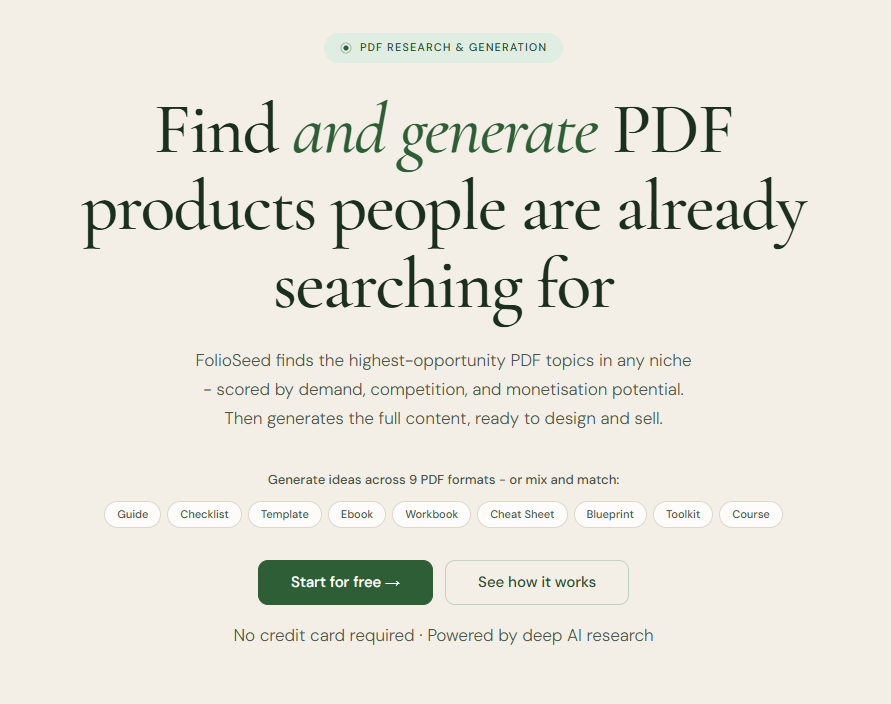 FolioSeed