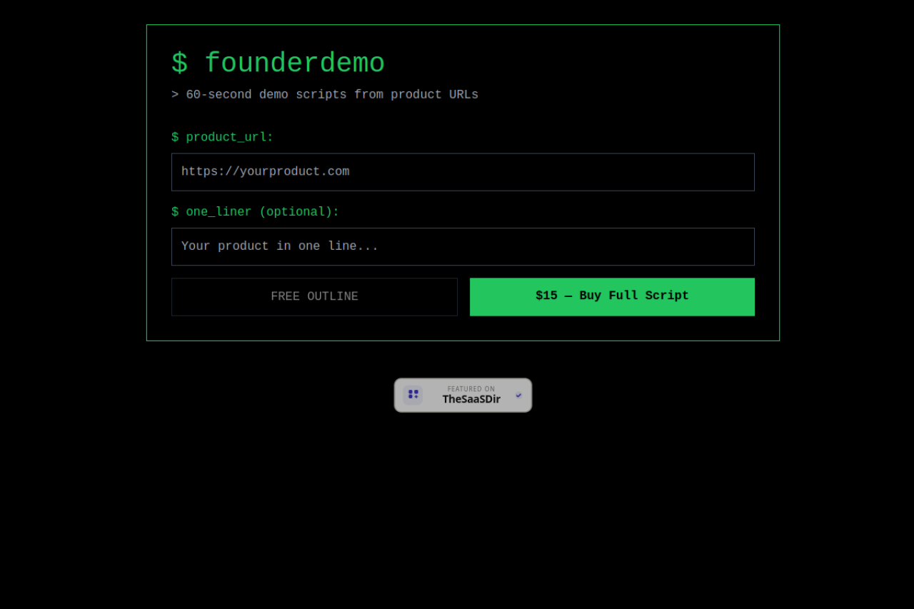 FounderDemo