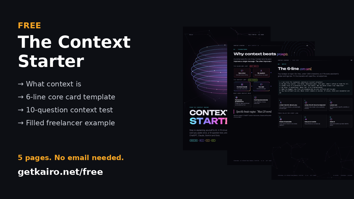 The Context Starter (by Kairo)