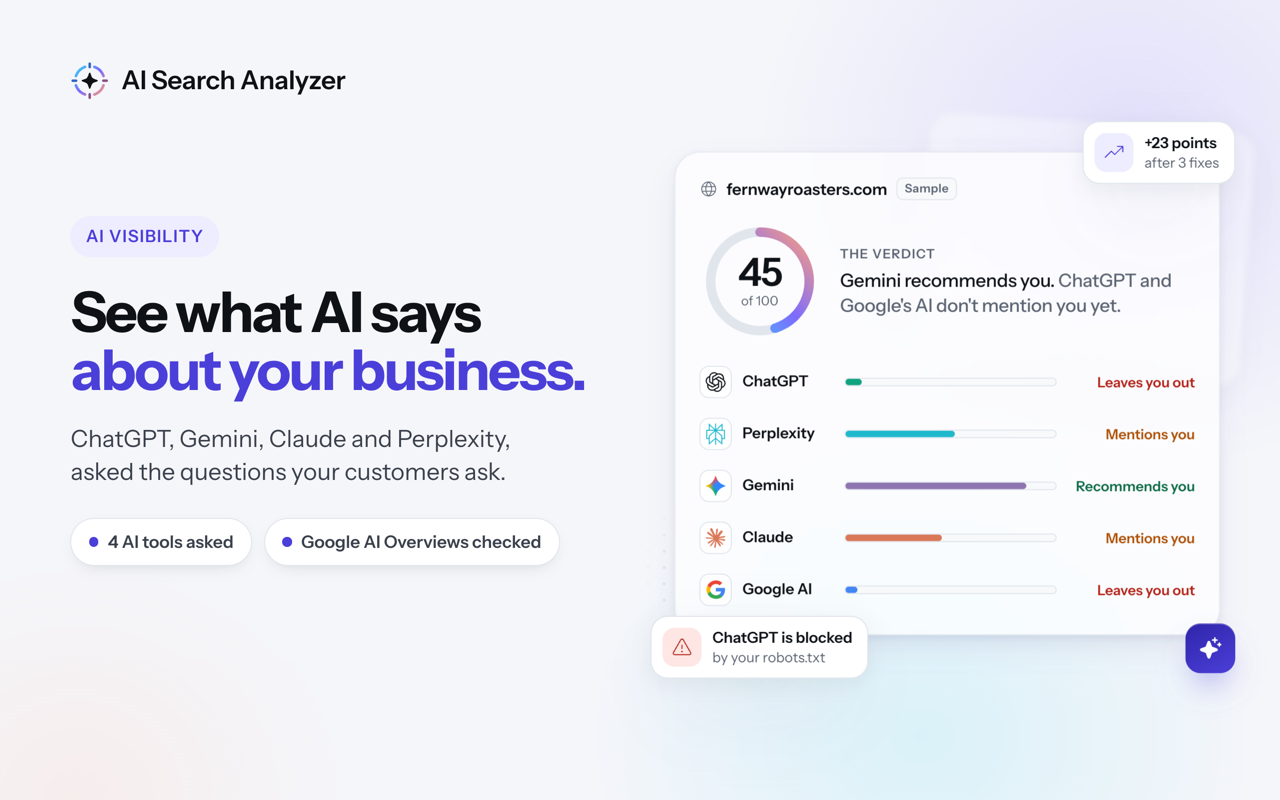 AI Search Analyzer