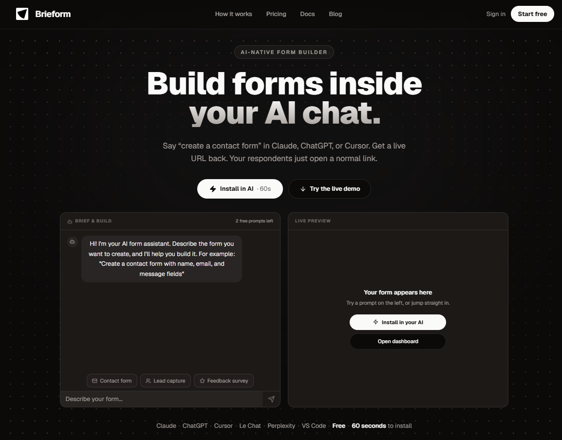 Brieform