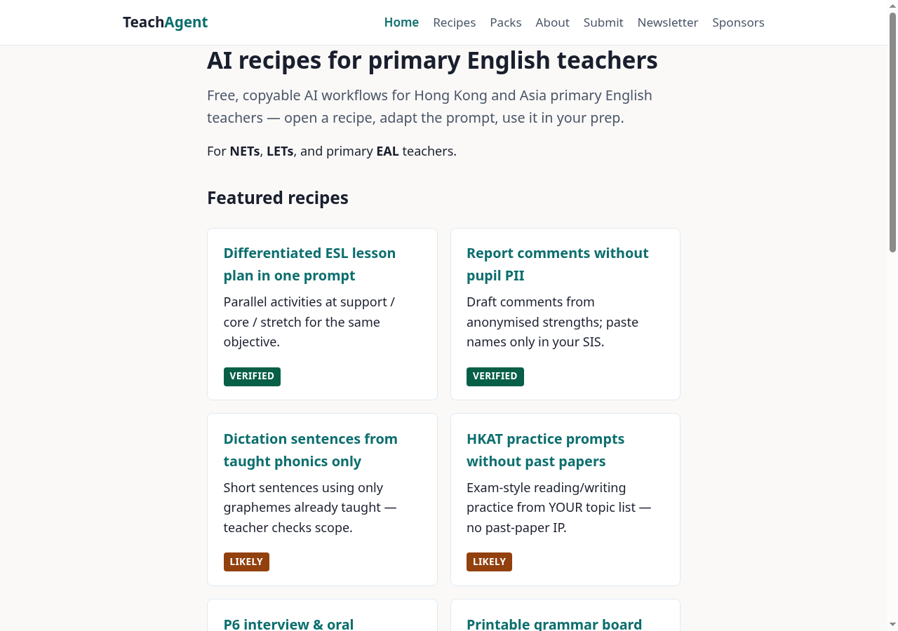TeachAgent