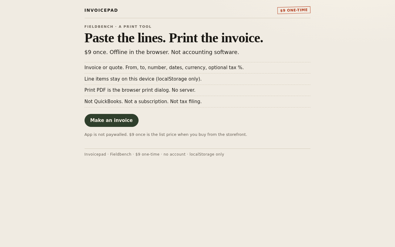Invoicepad