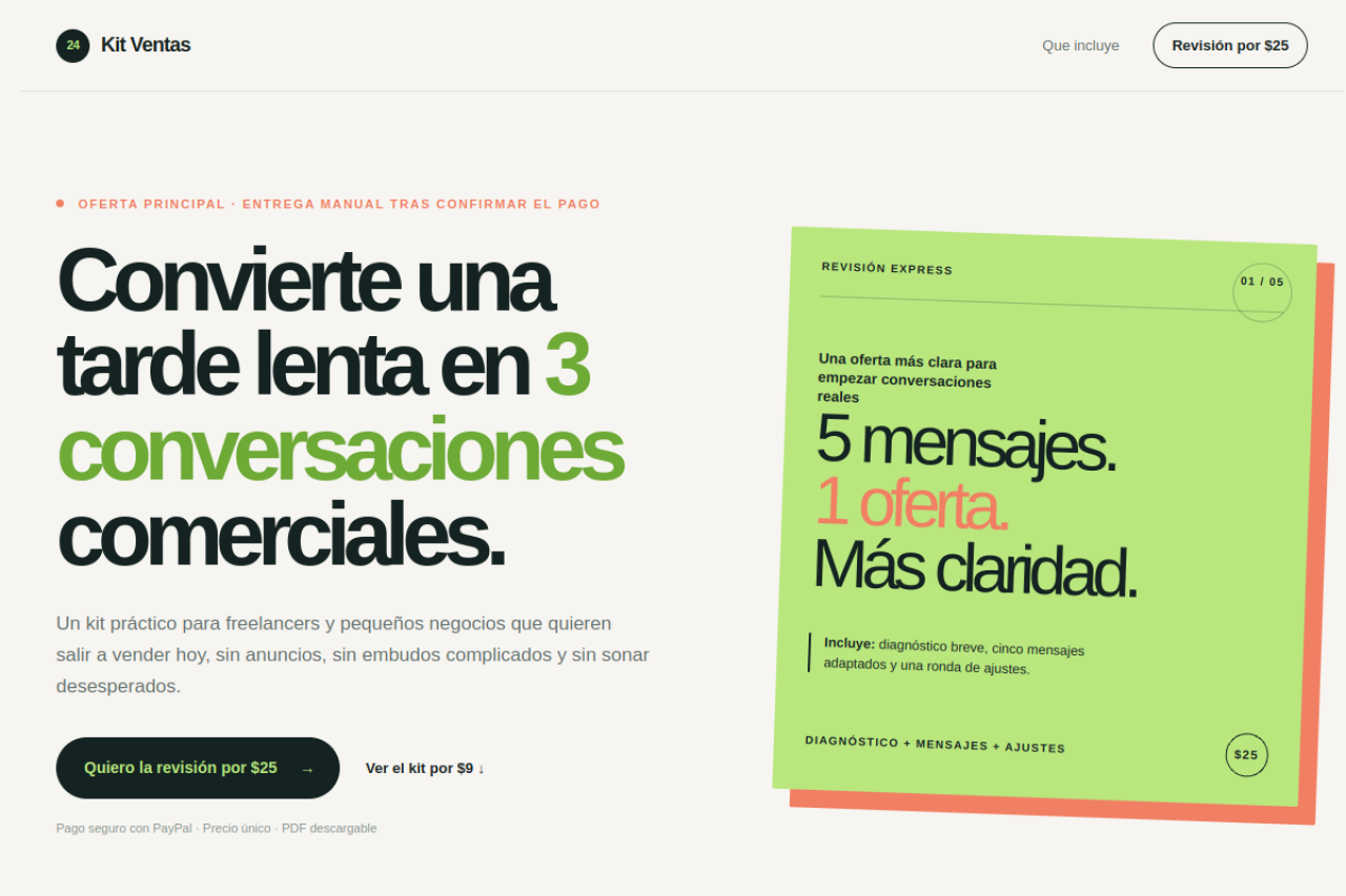 Kit Ventas en 24h