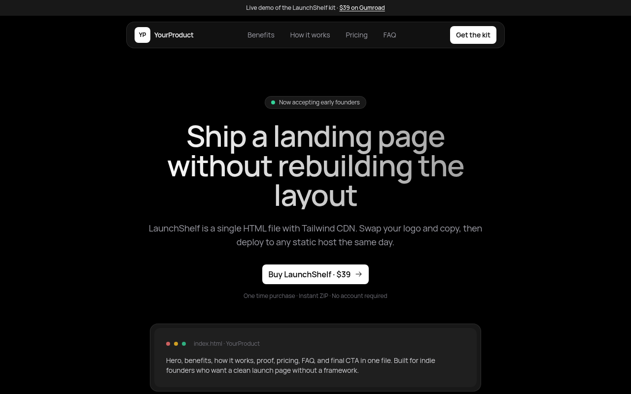 LaunchShelf