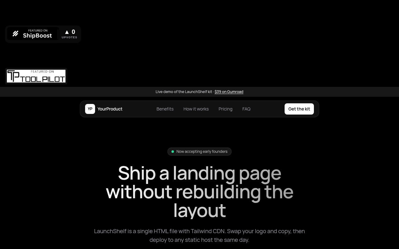 LaunchShelf