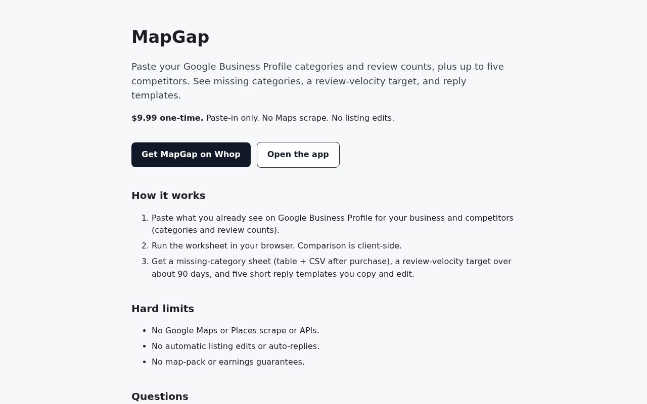 MapGap