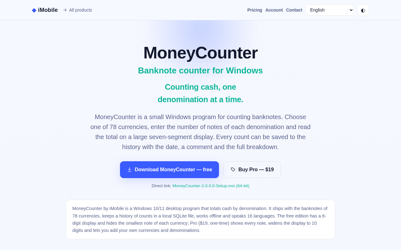 MoneyCounter