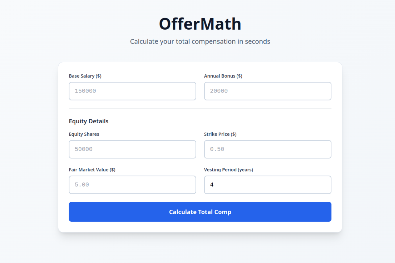 OfferMath