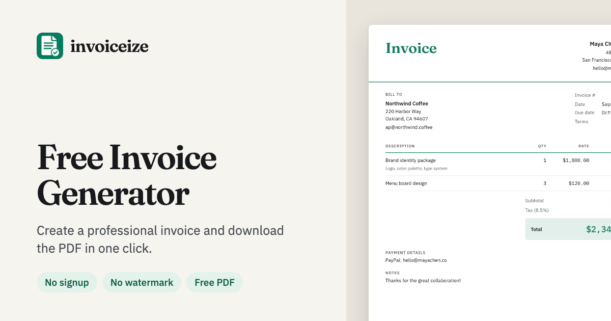 Invoiceize