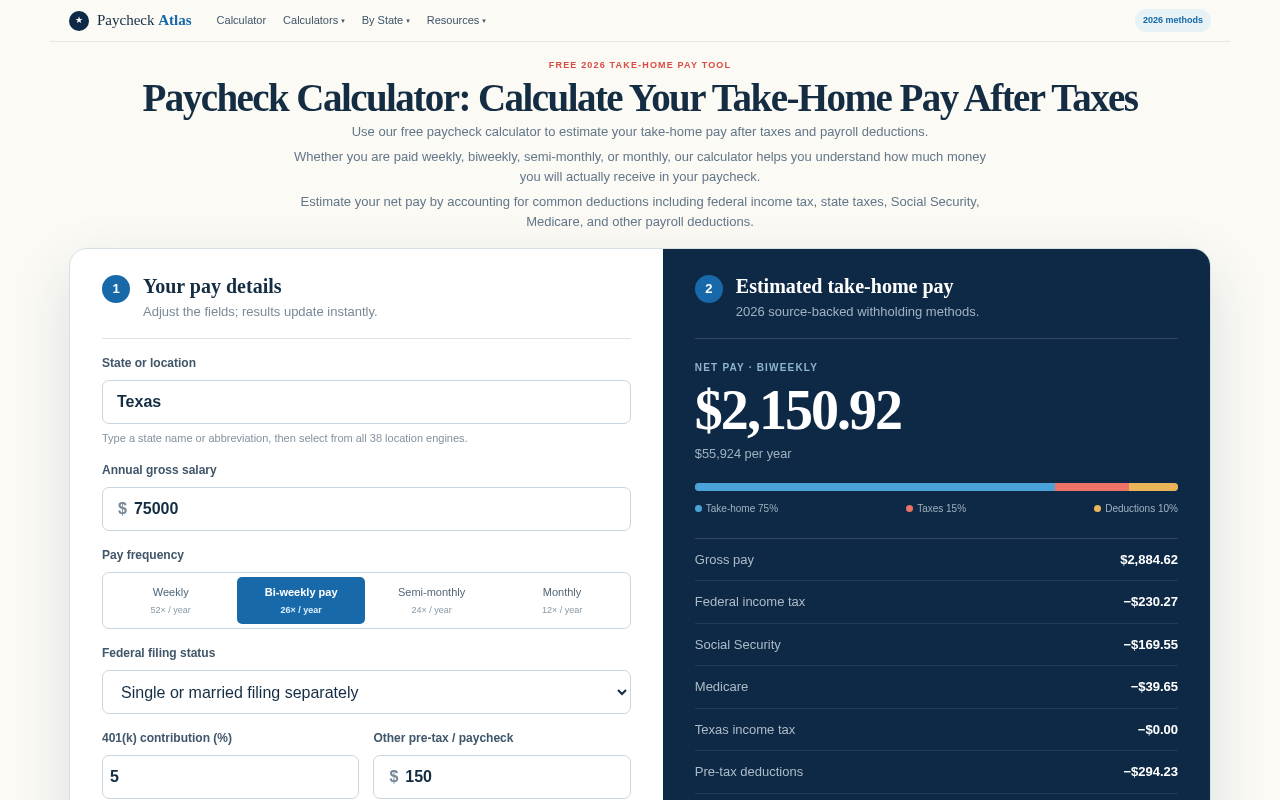 Paycheck Calculator