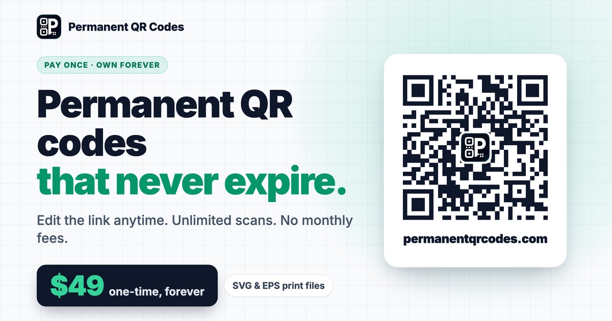 Permanent QR Code