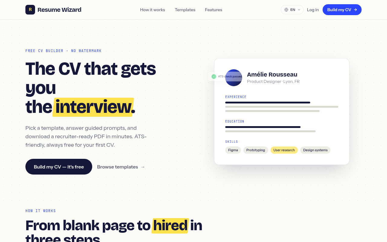 Resume Wizard