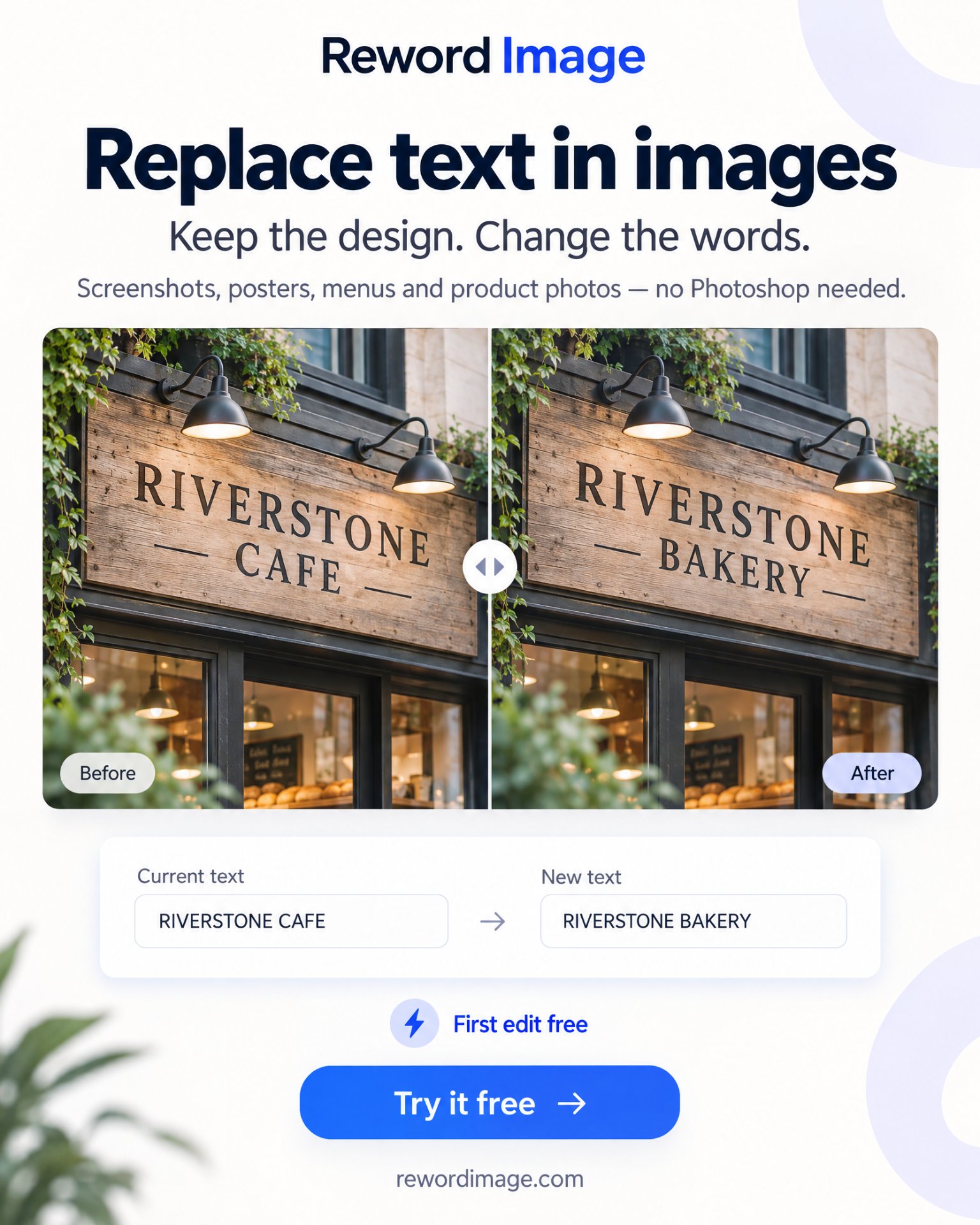 Reword Image