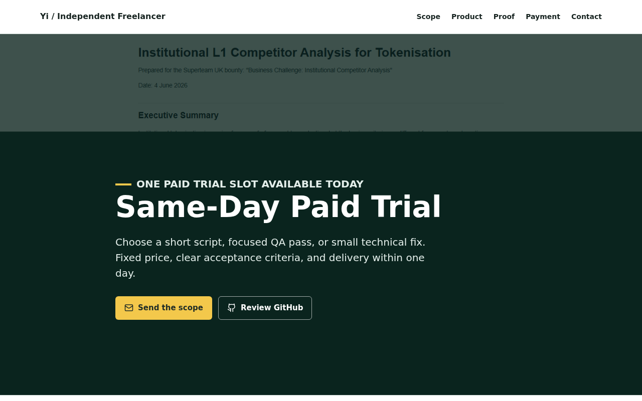 Same-Day Technical Delivery
