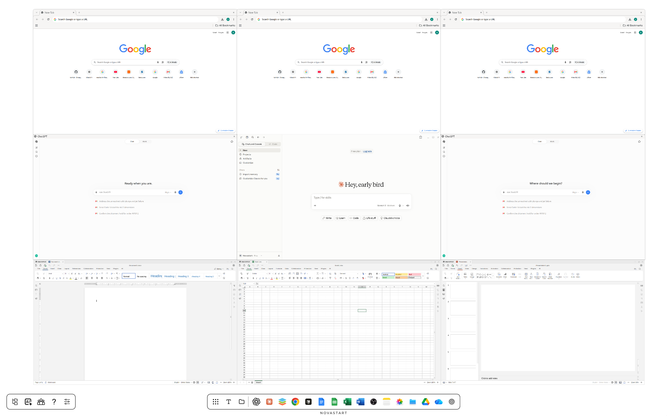 Novastart - The Infinite Canvas OS