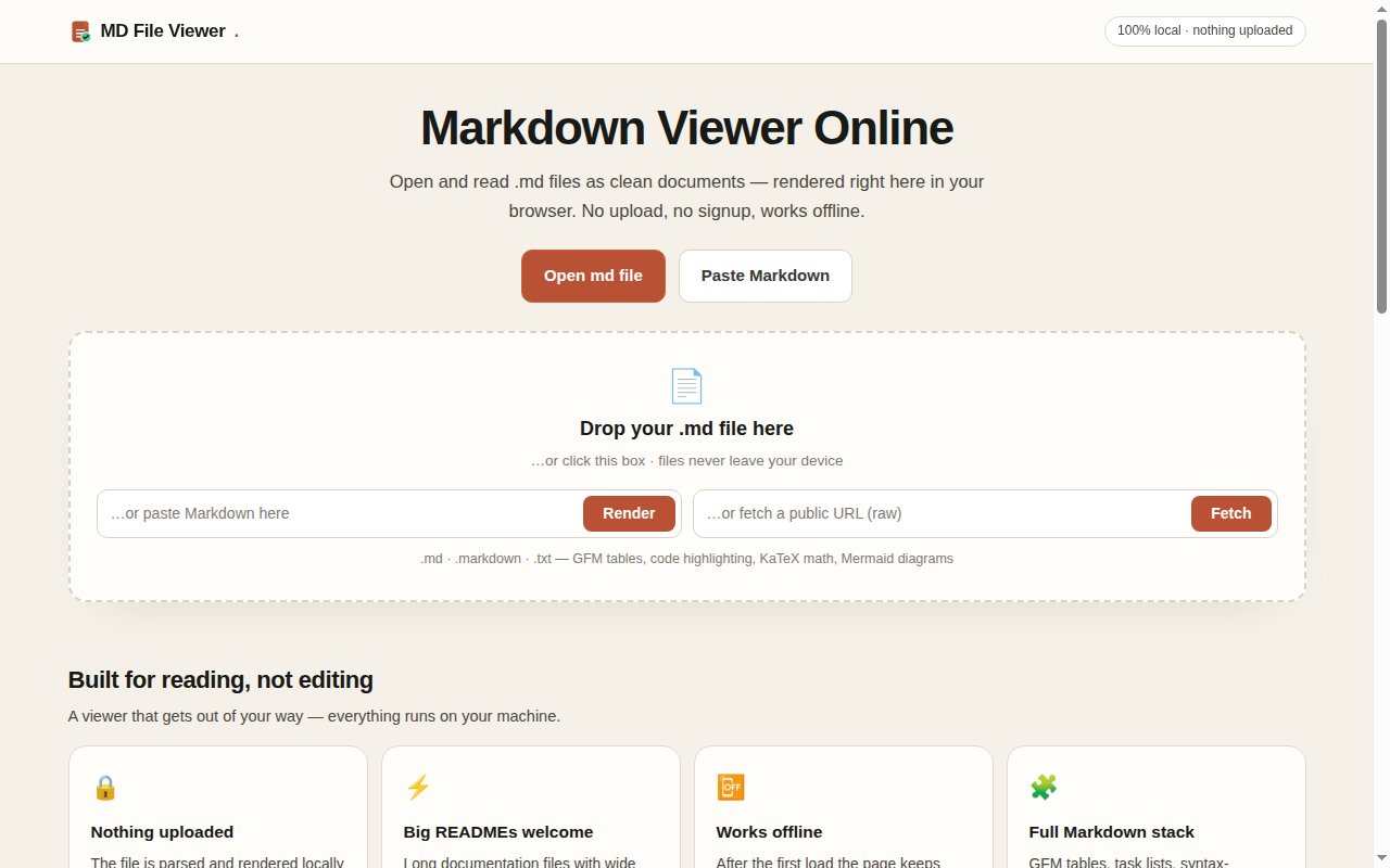 Markdown File Viewer