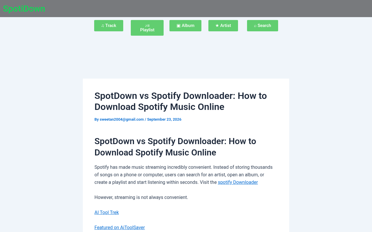 Spotify Playlist Downloader