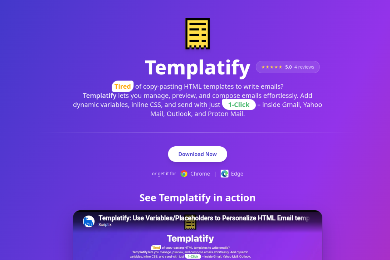 Templatify